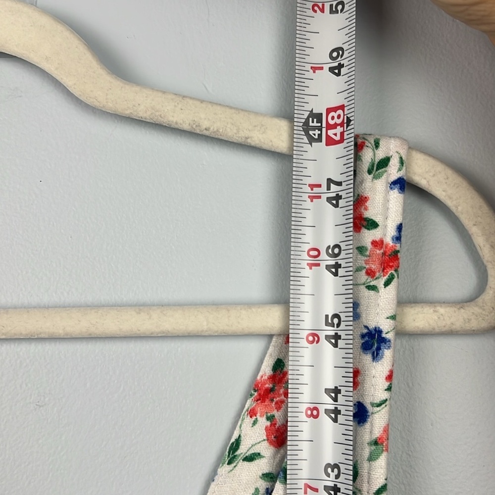 Old navy XL linen blend floral pattern sleeveless smock summer maxi dress - Picture 8 of 12